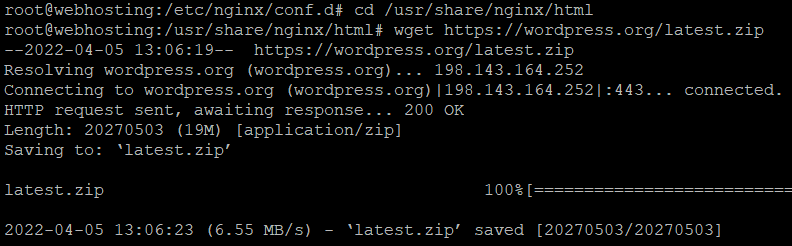 Cara Download Wordpress di Debian