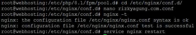 Cara Membuat file Konfigurasi Nginx Wordpress di Debian